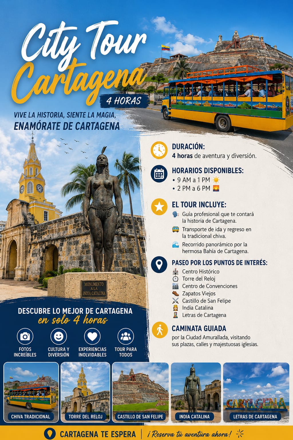 City Tour Cartagena por el Centro Histórico