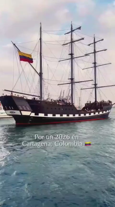 BARCO PIRATA CARTAGENA     |ATARDECER