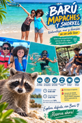 Tour Barú Mapaches y Snorkel desde Cartagena