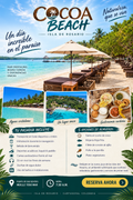 Tour a Cocoa Beach y playa en las Islas del Rosario Cartagena