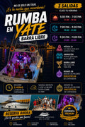 Rumba en yate Cartagena con barra libre