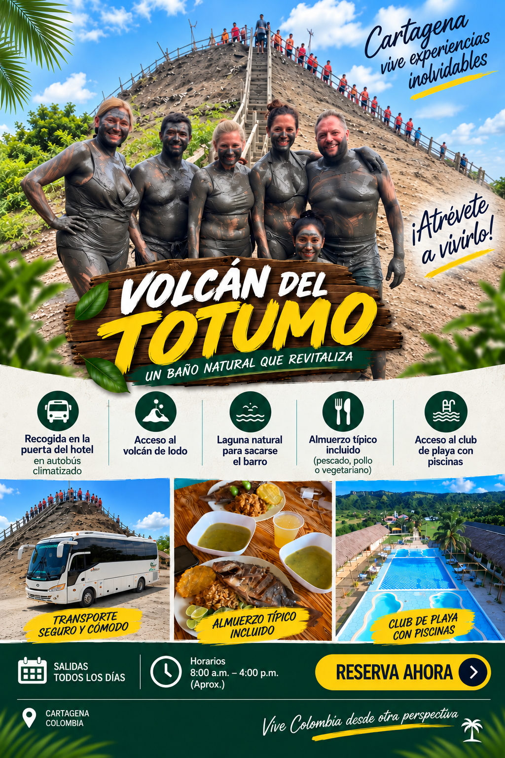 Volcán del Totumo Cartagena tour desde Cartagena