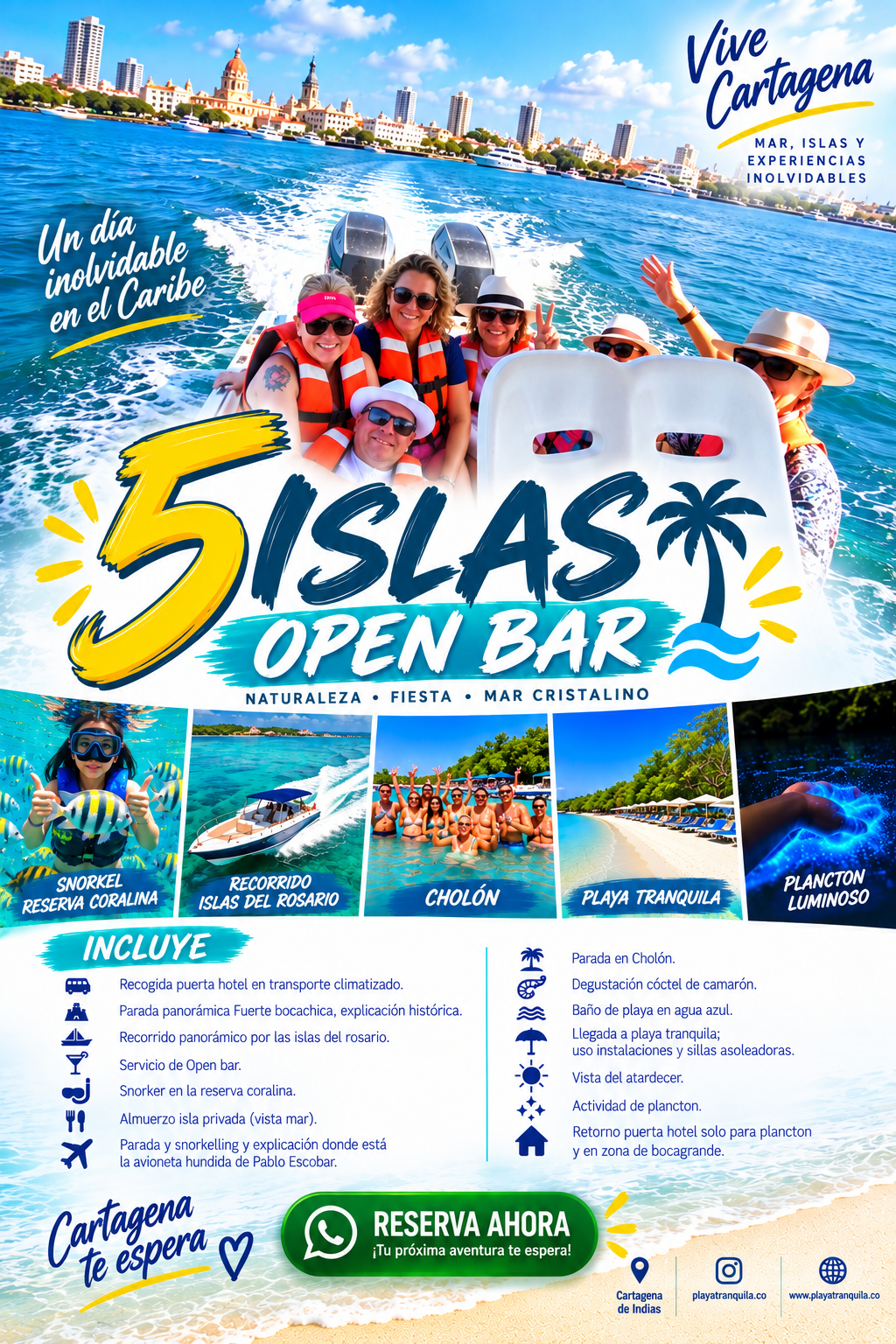 5 ISLAS OPEN BAR CARTAGENA
