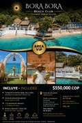 Bora Bora Beach Club Cartagena pasadía