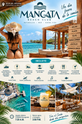 Mangata Beach Cartagena club de playa en las Islas del Rosario